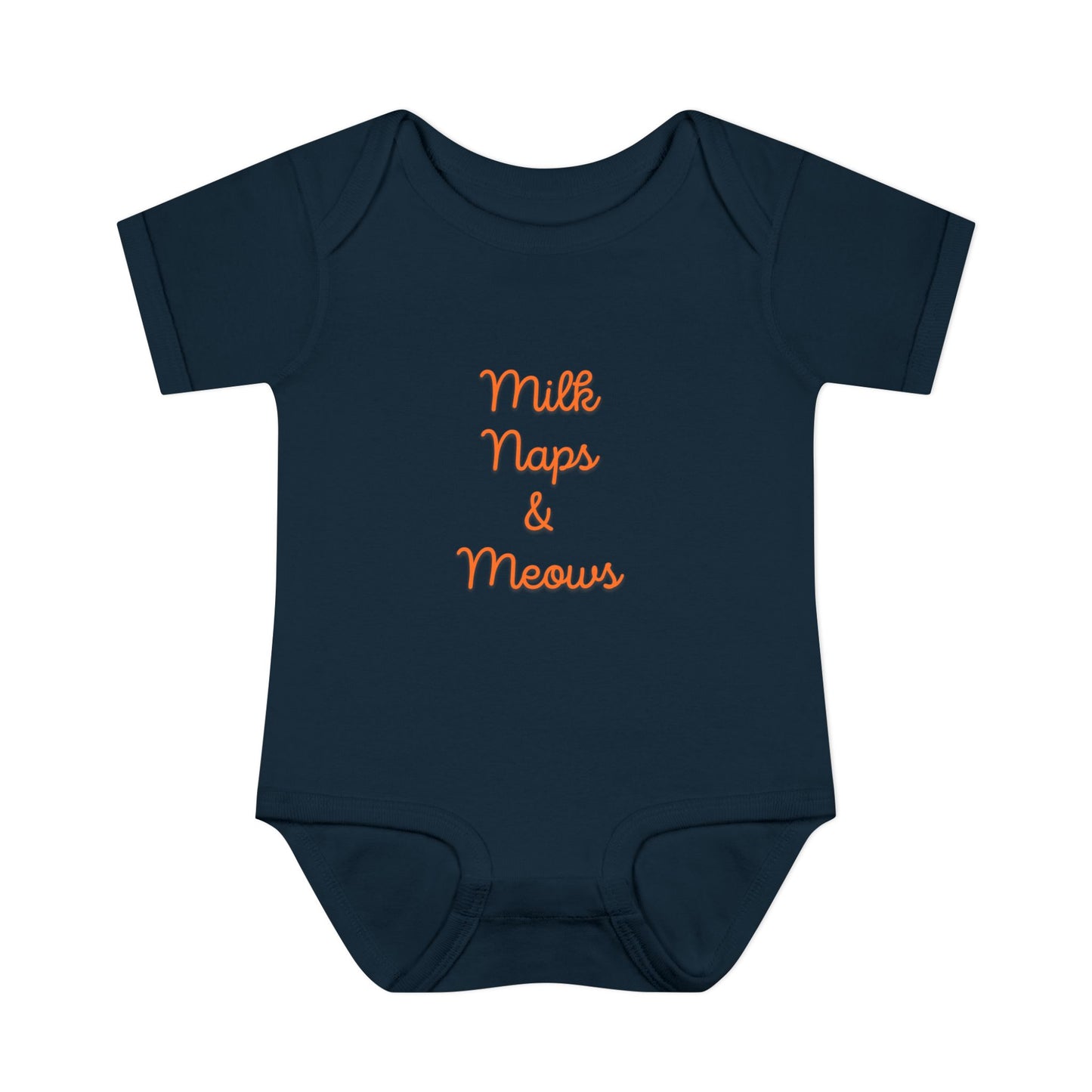 Milk Naps & Meows Baby Bodysuit
