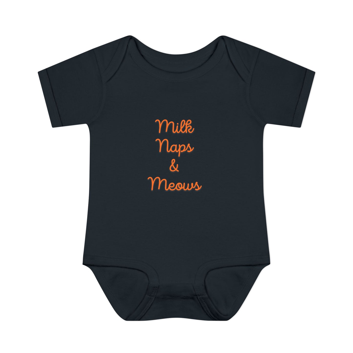 Milk Naps & Meows Baby Bodysuit