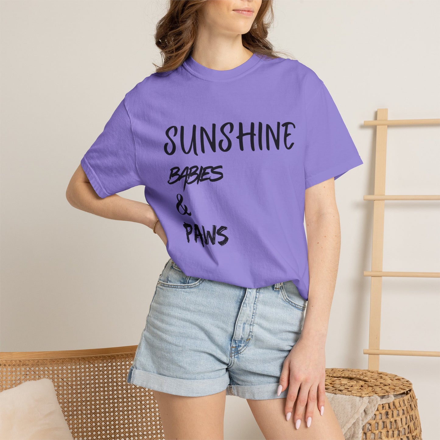 T-Shirt — Sunshine, Babies & Paws Graphic Tee