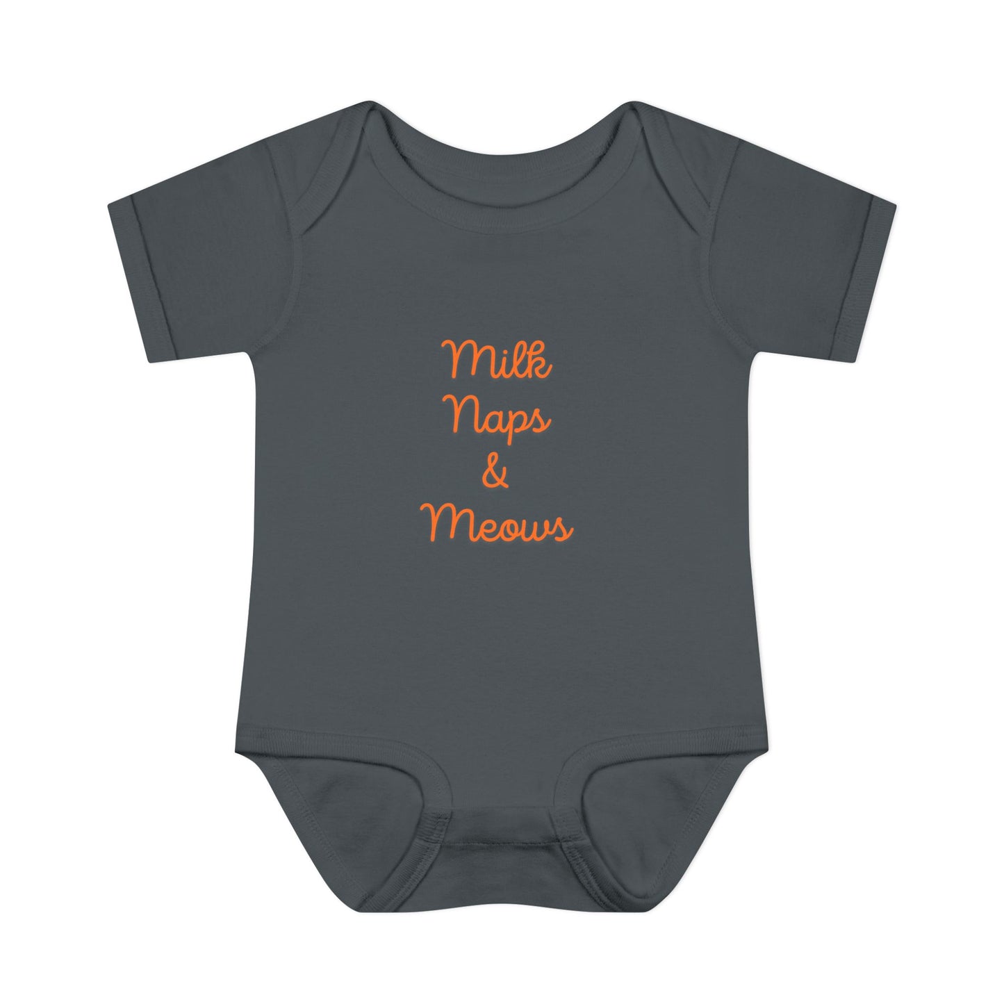Milk Naps & Meows Baby Bodysuit