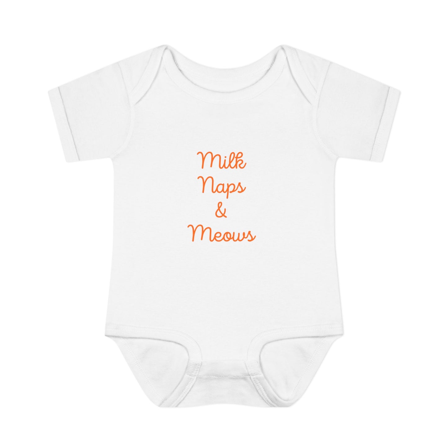 Milk Naps & Meows Baby Bodysuit